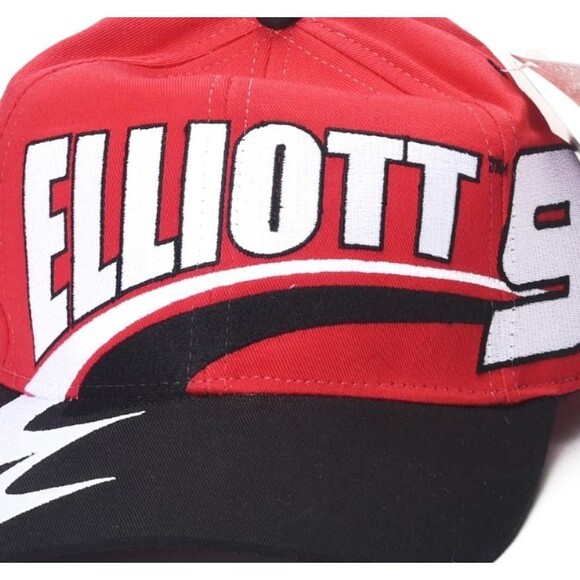 Bill Elliott #9 Nascar Chase Authentics Snap Back Red Baseball Cap NWT - Picture 3 of 5